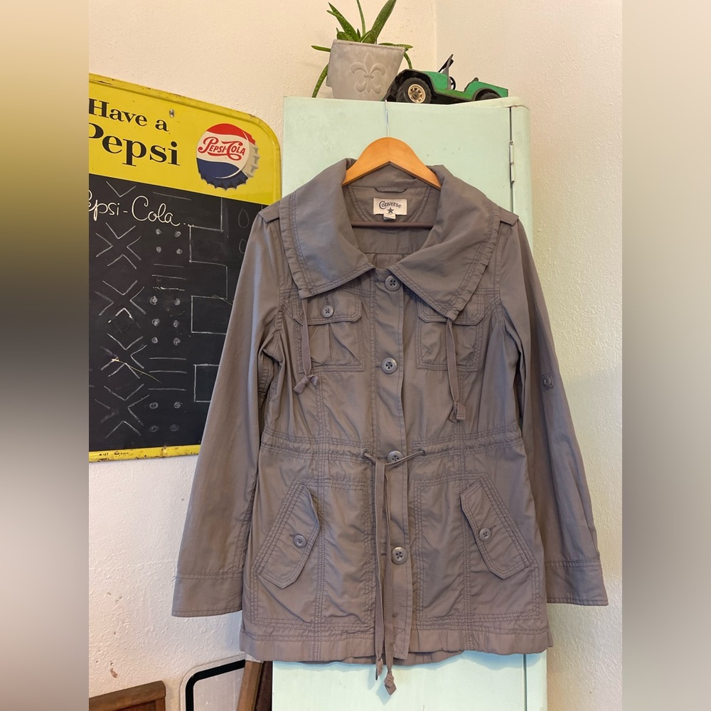 Converse Jacket, Size Small, light brown/Tan